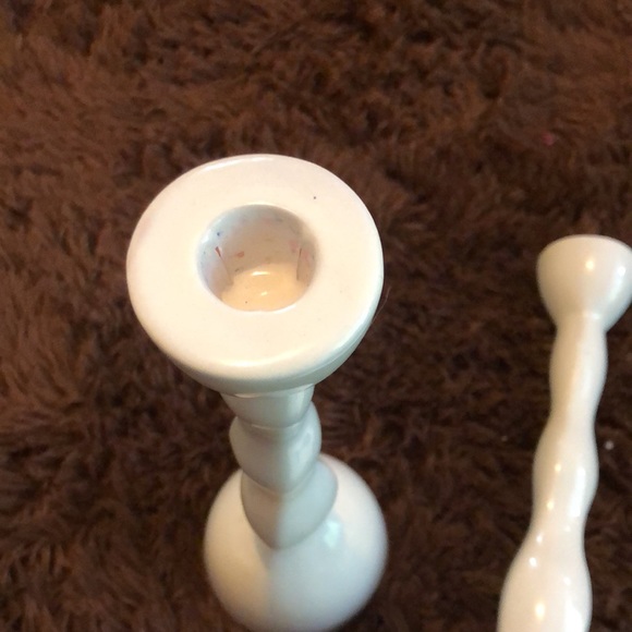 Molde Portugal tall candlestick holders. - Picture 3 of 5